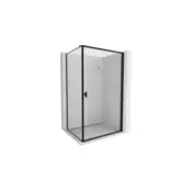 Mexen Mist-B prha kabina za prhanje desna 70 x 100 cm, črn okvir, črna - 8A2T-070-100-70-70-P