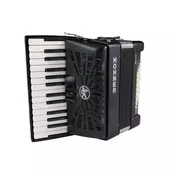 HOHNER harmonika BRAVO II 48 ČRNA SILENT KEY