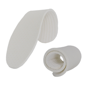 INF Par belih vložkov Gingham Terry iz lateksa White 37/38: 24,5x8 cm, (21245738)