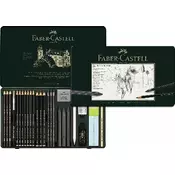 Pitt Grafit set veliki - metalna kutija (Faber Castel - Set)