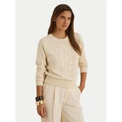 LAUREN RALPH LAUREN Pulover 200979653001 Kremna Regular Fit