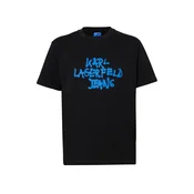 KARL LAGERFELD JEANS Majica kraljevo modra/črna