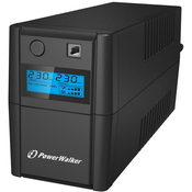 POWERWALKER UPS brezprekinitveno napajanje VI 850 SE LCD Line-interacitive (850VA, 480W)