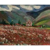 Slika po brojevima Kosovski božuri, 40x50 cm