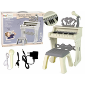 Iso Trade Otroške klaviature, stol, mikrofon - modra barva