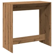 Vidaxl Barska miza artisian hrast 102x50x103,5 cm inženirski les