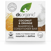 Šampon i Regenerator 2 u 1 Dr.Organic Coconut and Orange 75 g Kruta
