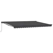 Rucno sklopiva tenda Antracit 4,5 × 3,5 m