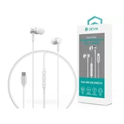 Devia Smart M1 Metal In-Ear Slušalke – Type-C – srebrne