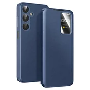 AVIZAR Ovitek za Galaxy A17 z oknom Smart View in držalom za kartice, Modra noč, (5000189638)
