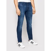 Selected Homme Jeans hlače Leon 16083063 Mornarsko modra Slim Fit
