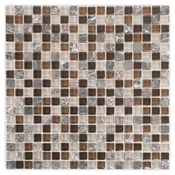 Mozaik May Crystal Mosaic Sweet Mini Brown, (1,5x1,5 cm), sjaj i mat, dekor