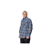 SATURN flanelna srajca modra S
