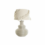 Stolna svjetiljka DKD Home Decor Bijela Smeda 50 W 220 V 42 x 42 x 70 cm