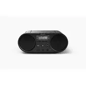 SONY radio ZS-PS50B Black CD/USB CD-Boombox