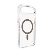 Puro TPU PC Lite Mag MagSafe stražnja maskica za iPhone 17 Air - prozirni smedi prsten