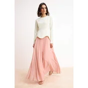 Trendyol Modest Ženska haljina Tctss26Db00016, Roza