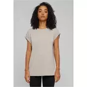 Womens T-shirt Modal Extended Shoulder - beige