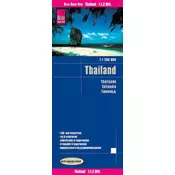 World Mapping Project Reise Know-How Landkarte Thailand (1:1.200.000). Thailande. Tailandia