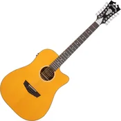 DAngelico Premier Bowery 12 LS Satin Vintage Natural 12 strunska elektroakustična kitara (Kot novo)