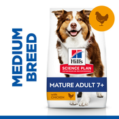 Hrana za Pse Hills Science Plan Mature Adult 7+ Medium sa Piletinom 14 kg