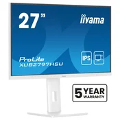 iiyama ProLite XUB2797HSU-W2 računalni monitor 68,6 cm (27) 1920 x 1080 pikseli Full HD LED Bijelo