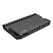 Mikrotik RB5009UPR+S+IN, 2.5 Gigabit Ethernet, Gigabit Ethernet, Crno