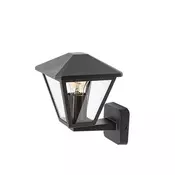 PARAVENTO ZUNANJA STENSKA SVETILKA E27 1X MAX 40/ ČRNA/ IP44 RA7146
