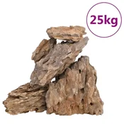 Vidaxl Zmajev kamen 25 kg mešane barve 10-30 cm