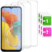 shumee 3x kaljeno steklo za Samsung Galaxy M14 5G trdno | 3-PAKET