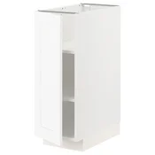 METOD Podni element s policama, bela Enköping/bela im. drveta, 30x60 cm