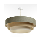 Luster na sajli BOHO TRINITI 1xE27/60W/230V siva/bež/krem