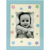 Karako Foto okvir 14x19 cm, kovina, namizni, stenski 5211 moder