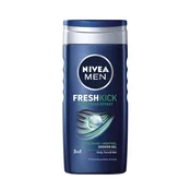 Nivea Gel za tuširanje za obraz, telo in lase Men Fresh Kick 250 ml