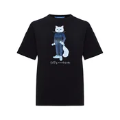 Cat e Lolette Majica Sport cat with dumbbells modra