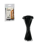 CHOMIK SET 100 LEPILNIH TRAKOV 2,5 x 100 MM ČRNI