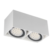 Zuma Line ACGU10-116-N - Reflektorska svjetiljka BOX 2 2xGU10-ES111/15W/230V bijela