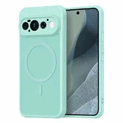 Hibridni ovitek HaloFrost II MagSafe za Google Pixel 11 Pro - mint green