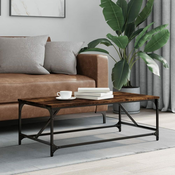 Stolic za kavu boja hrasta 100 x 50 x 35 cm konstruirano drvo