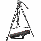 Manfrotto stativ s fluidno video glavo, aluminij