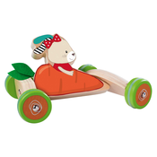 Drevené autíčko myška Push Vehicle Eichhorn farebné od 12 mes EH5468