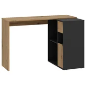 Modern Living Pisalna Miza Corner 2, Barva Hrasta, Antracit