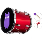 NRG Fan Beat Standard SET Navijaški boben 12 Red Fire