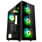 KOLINK Observatory HF Plus Glass ARGB Midi toranj case crno