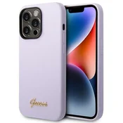Ovitek Guess GUHCP14LSLSMU za iPhone 14 Pro 6.1 - vijolični