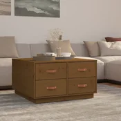 Stolic za kavu boja meda 80 x 80 x 45 cm od masivne borovine