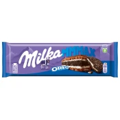 Mondelez Milka Mmmax Oreo herbatniki kakaowe i nadzienie mleczne o smaku waniliowym 300 g