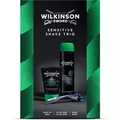 Wilkinson Sword Darilni set za britje Sensitive Shave Trio