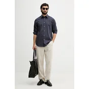 Guess Srajca M6RH71 WK001 Mornarsko modra Regular Fit