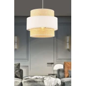 Opviq Luster Cascade Hazeran, 30x30cm, Bež-beli